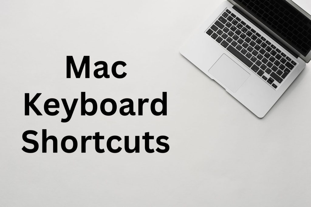 Keyboard Shortcuts on MacBook